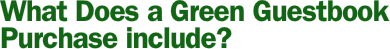 What Does a Green Guestbook